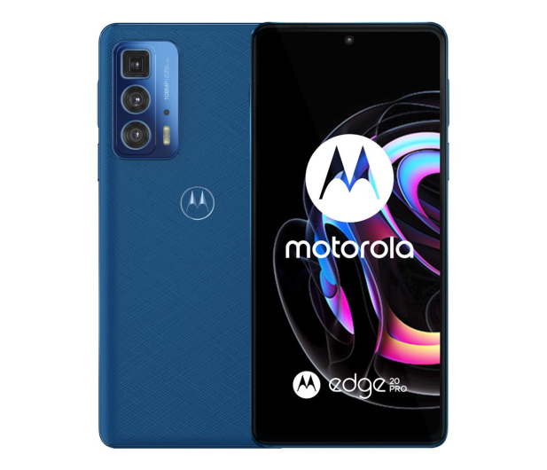 Motorola edge 20 pro 5G 12/256GB Indigo Vegan Lether 144Hz - 678244 - zdjęcie